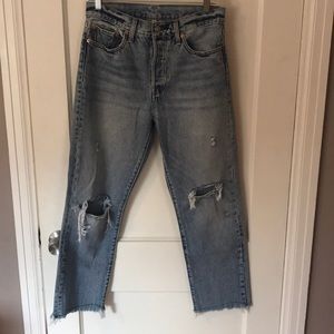 Levi’s wedgie straight leg jeans